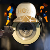 RG9A Reciprocating grinder machine close up